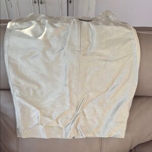 Anne Klein Gold Knee-Length Pencil Skirt Cocktail